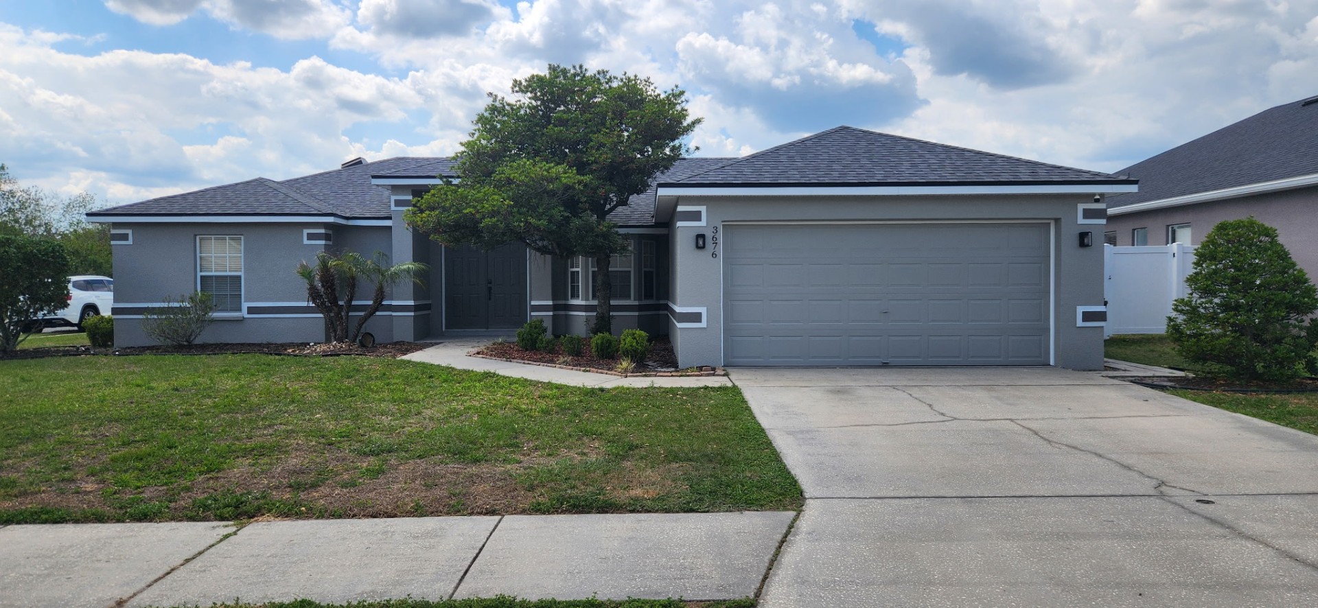 Exterior house painting after photo completed by professional painters in Lakeland Florida